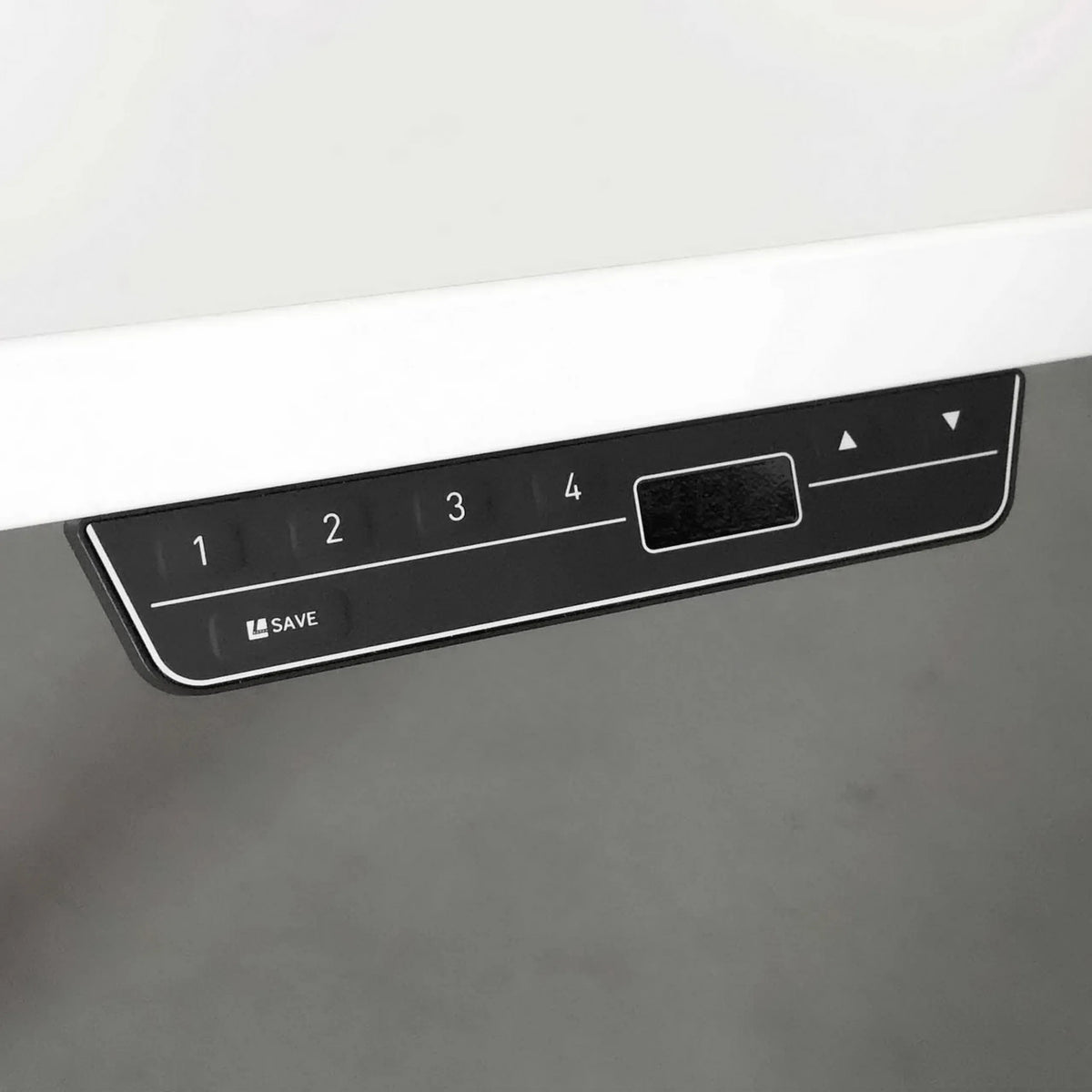 Digitales Bedienfeld mit Speicherpositionen und Display des Schreibtischs XBHM 16 WC von hjh OFFICE PRO