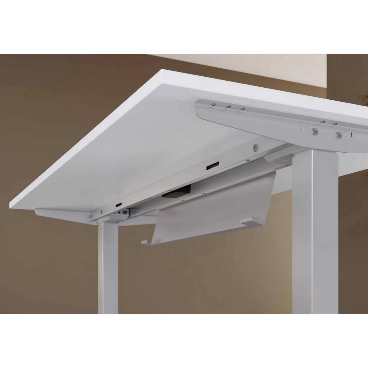 Unterbau mit Kabelmanagement des Schreibtischs XMST 22 G von hjh OFFICE PRO