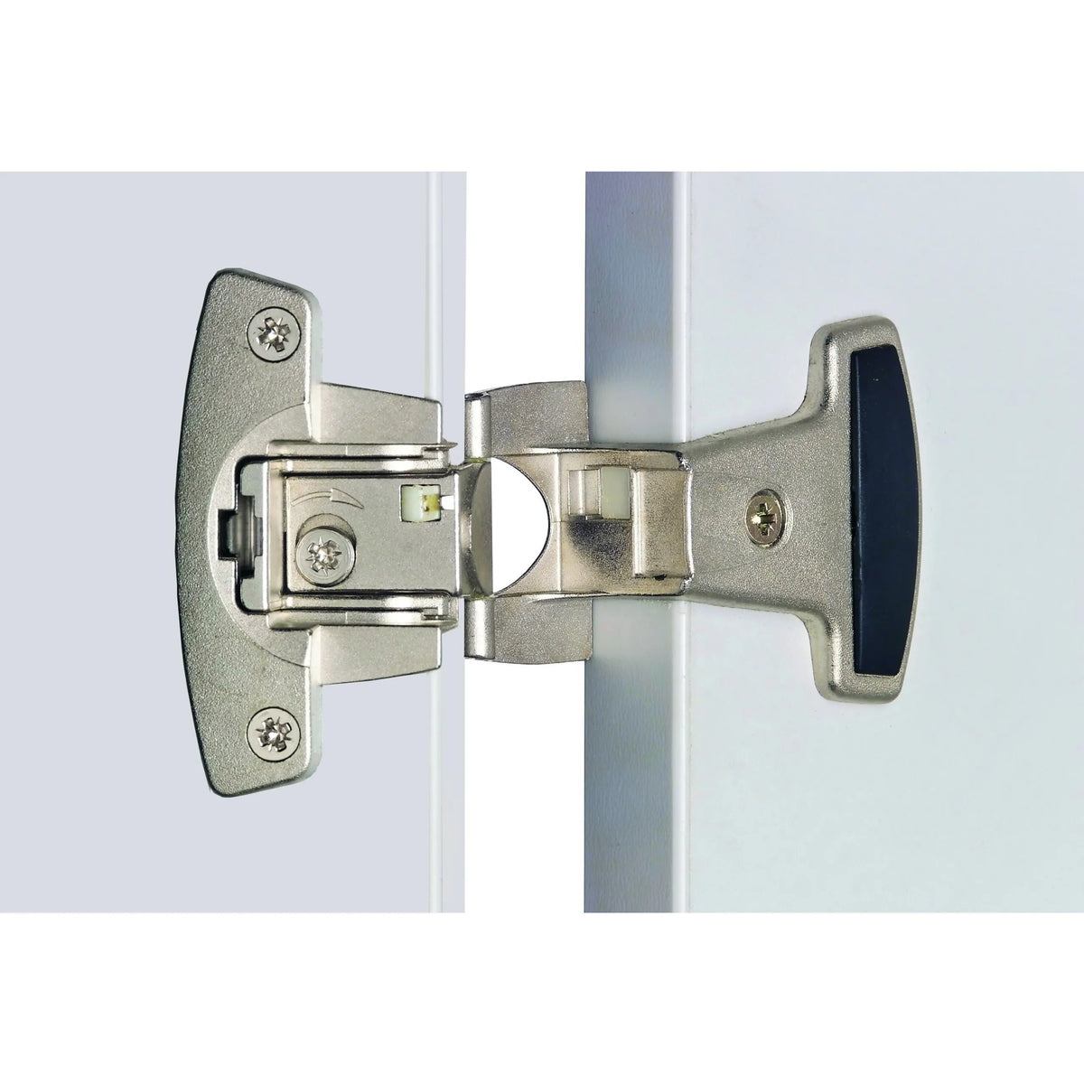 Silberfarbenes Scharnier der Serie SIGNA G SIGNA G 7550 mit Verstellmechanismus von hjh OFFICE PRO