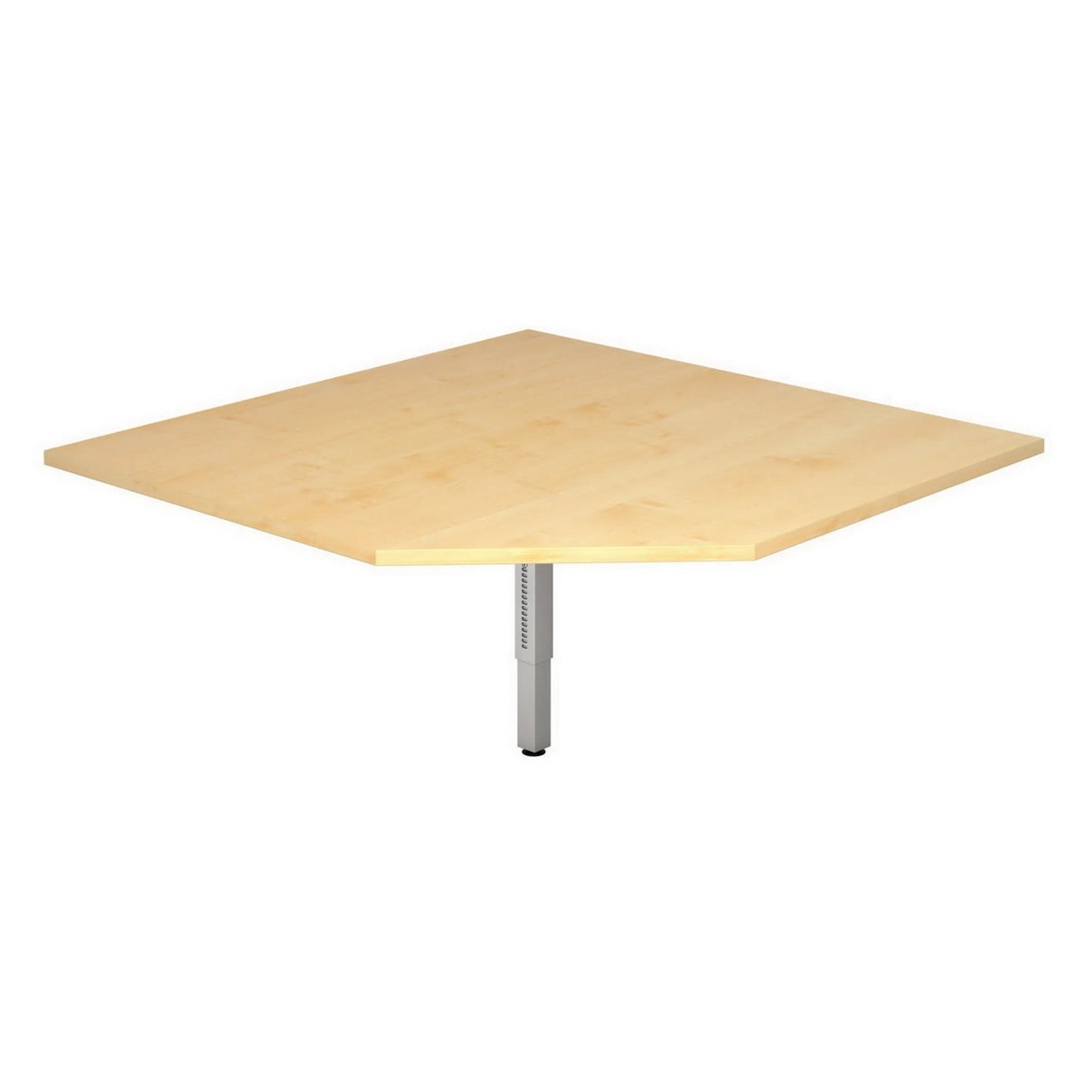 Trapezplatte 120 x 120 mm in Ahorn der Serie JAVA JT12 von hjh OFFICE PRO
