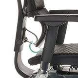 Verstellmechanismus der Armlehne des Luxus-Chefsessels ERGOHUMAN SLIM GEN2 in Schwarz von hjh OFFICE