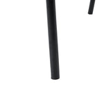 Schwarzes Stuhlbein des Polsterstuhls Lifea Flex von hjh LIVING