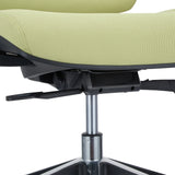 Schwarze Armlehne des Profi-Bürostuhls ERGO LINE II mit grünem Netzbezug von hjh OFFICE