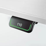Höhenanzeige mit dem Wert 110 des elektrisch höhenverstellbaren Schreibtischs XDLR 19 W von hjh OFFICE PRO