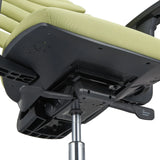 Unterseite der Sitzfläche mit Verstellmechanismus des Profi-Bürostuhls ERGO LINE II PRO in Grün von hjh OFFICE